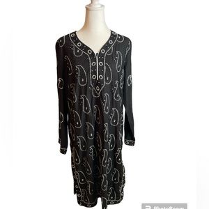 J Mcglaughlin embroided dress